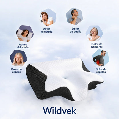 Almohada Cervical Wildvek™ – Alivio Inmediato