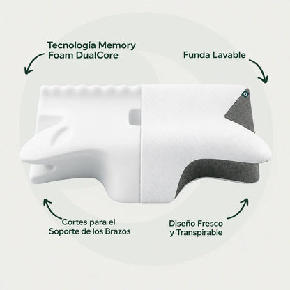 Almohada Cervical Wildvek™ – Alivio Inmediato
