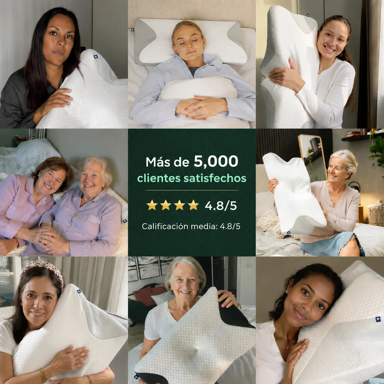 Almohada Cervical Wildvek™ – Alivio Inmediato